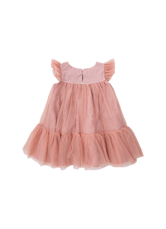 Vestido Tule Princesa Bordados Pérolas e Cristais Vestido Tule Princesa Bordados Pérolas e Cristais