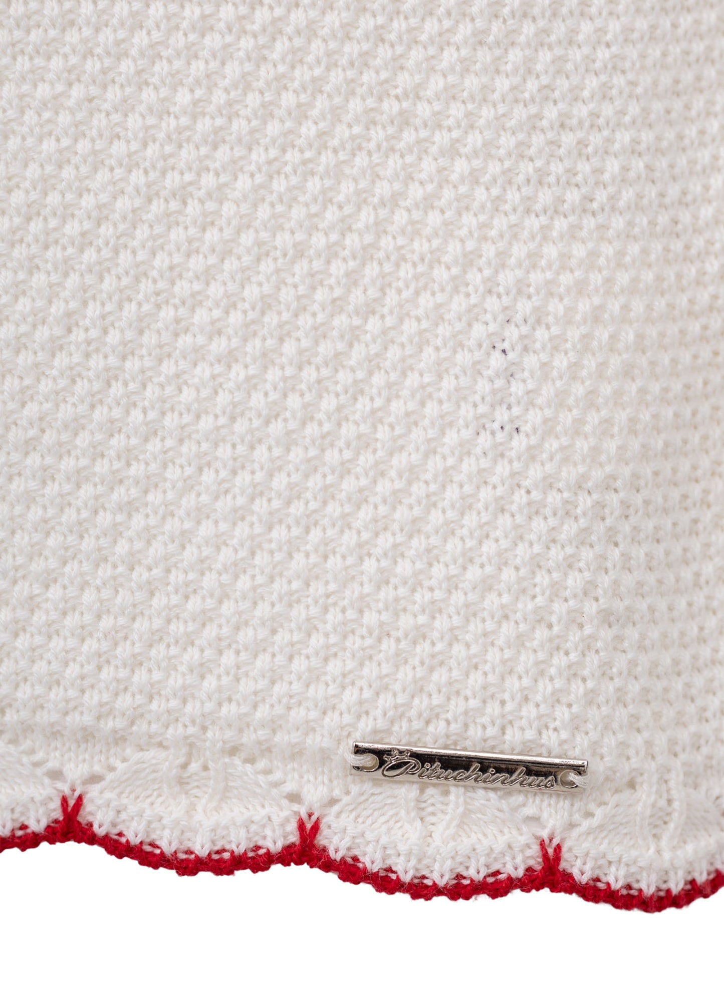 Regata Tricot Maxi Cereja Cristais Resort