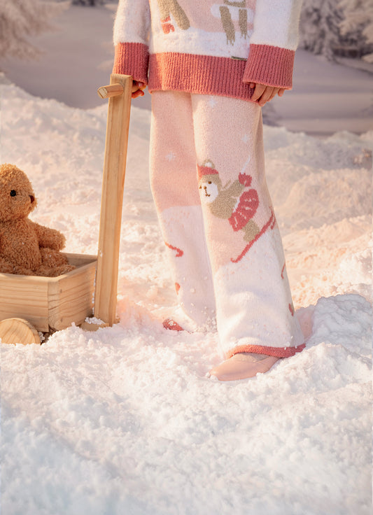 Calça Tricot Conceito Ursinha Après-Ski Calça Tricot Conceito Ursinha Après-Ski