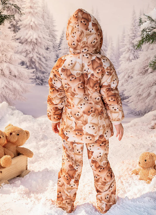 Maxi Casaco Puffer Forrado Impermeável Après-Ski Maxi Casaco Puffer Forrado Impermeável Après-Ski