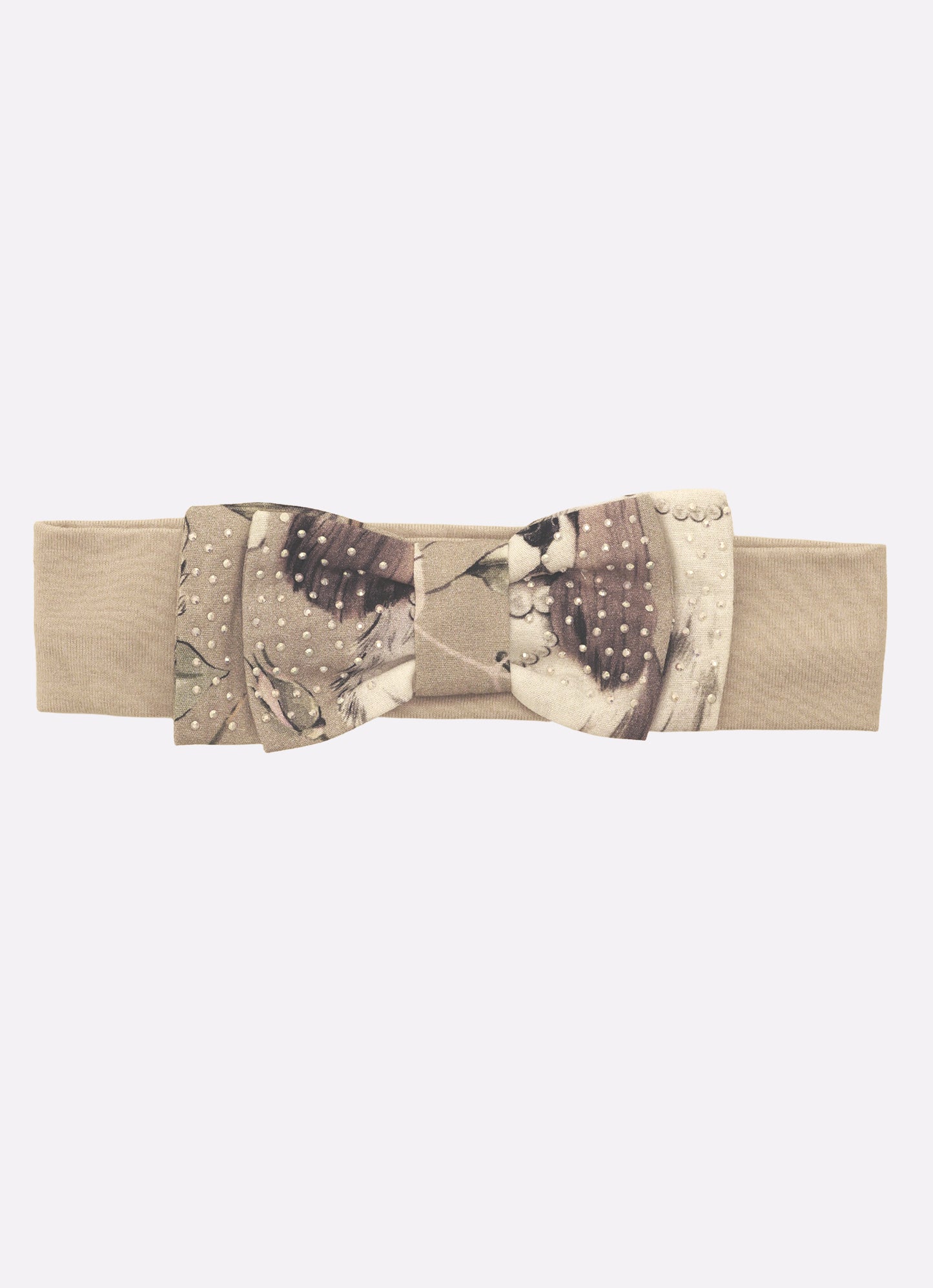 Faixa Cabeça Cotton Laço Estampado