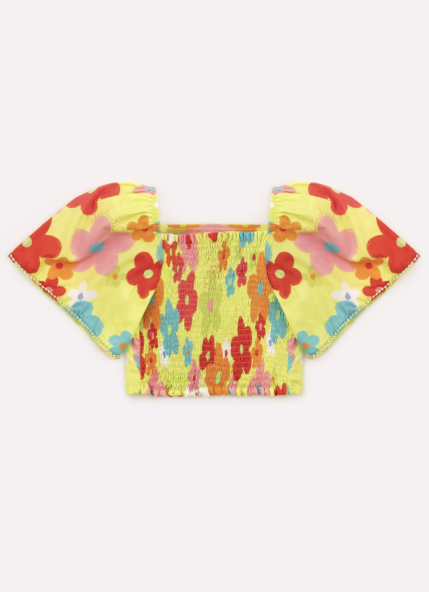 Blusa Cropped Tricoline