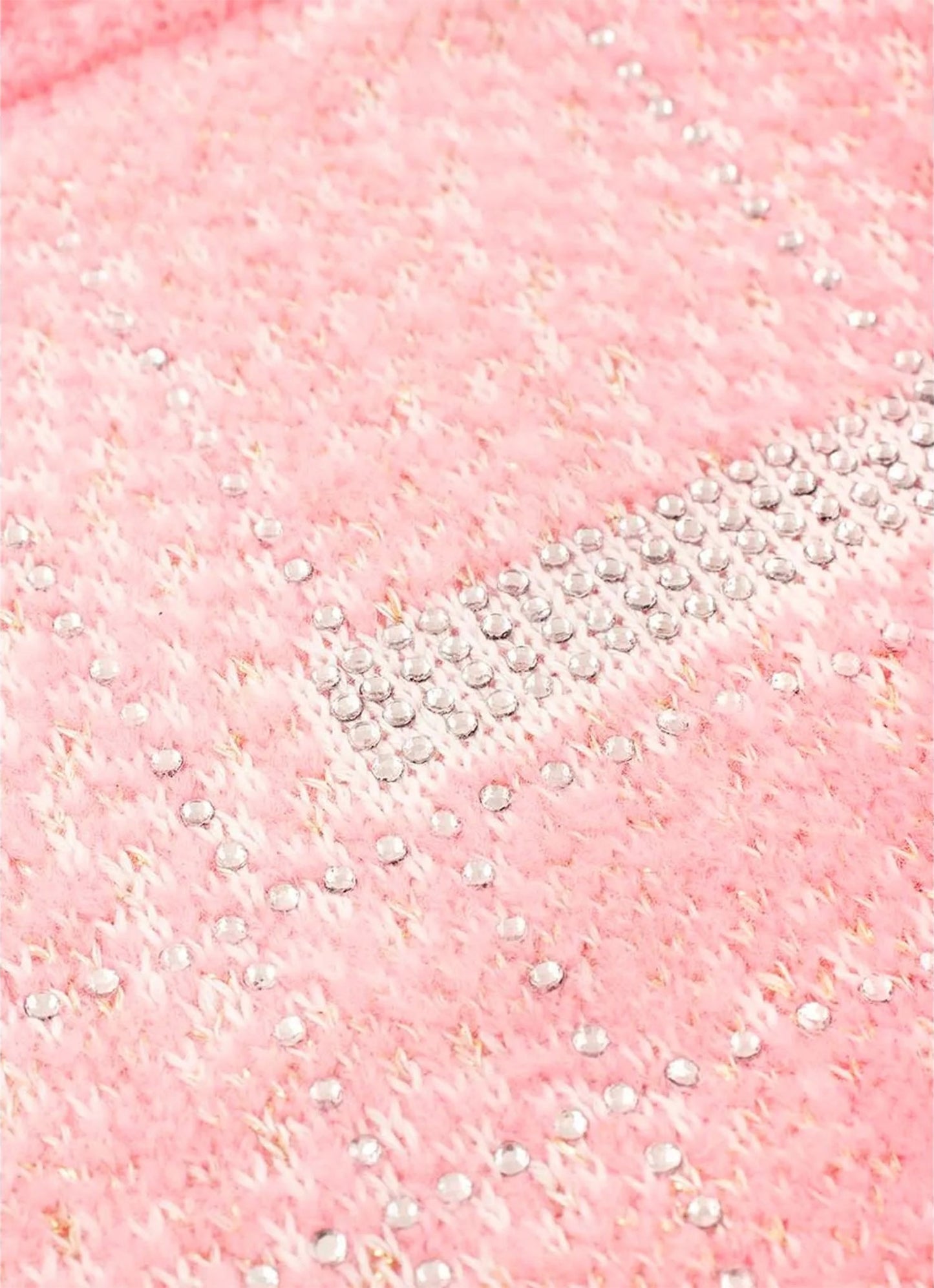 Saia Tricot Tweed Cristais