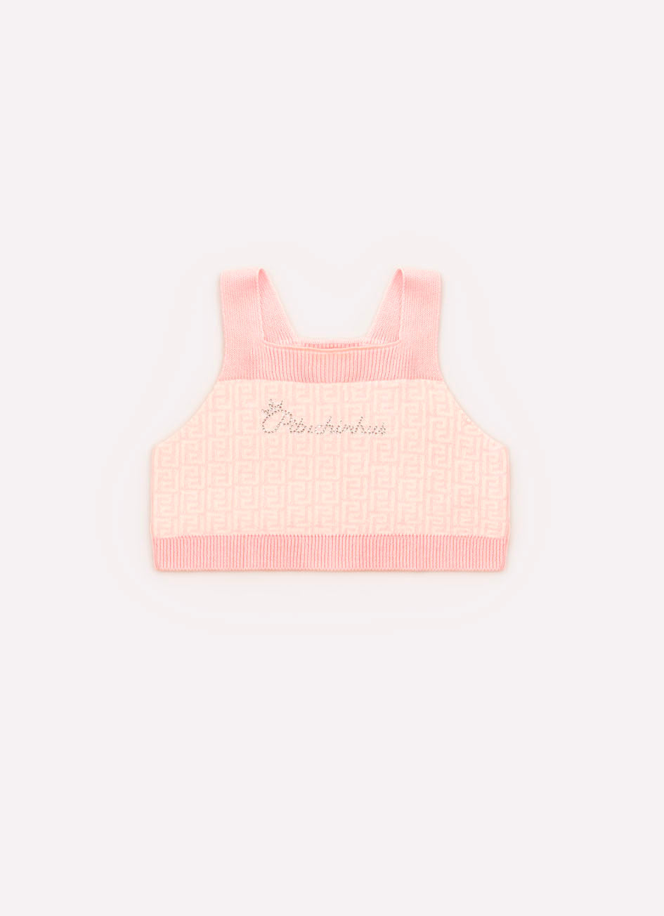 Blusa Cropped Tricot
