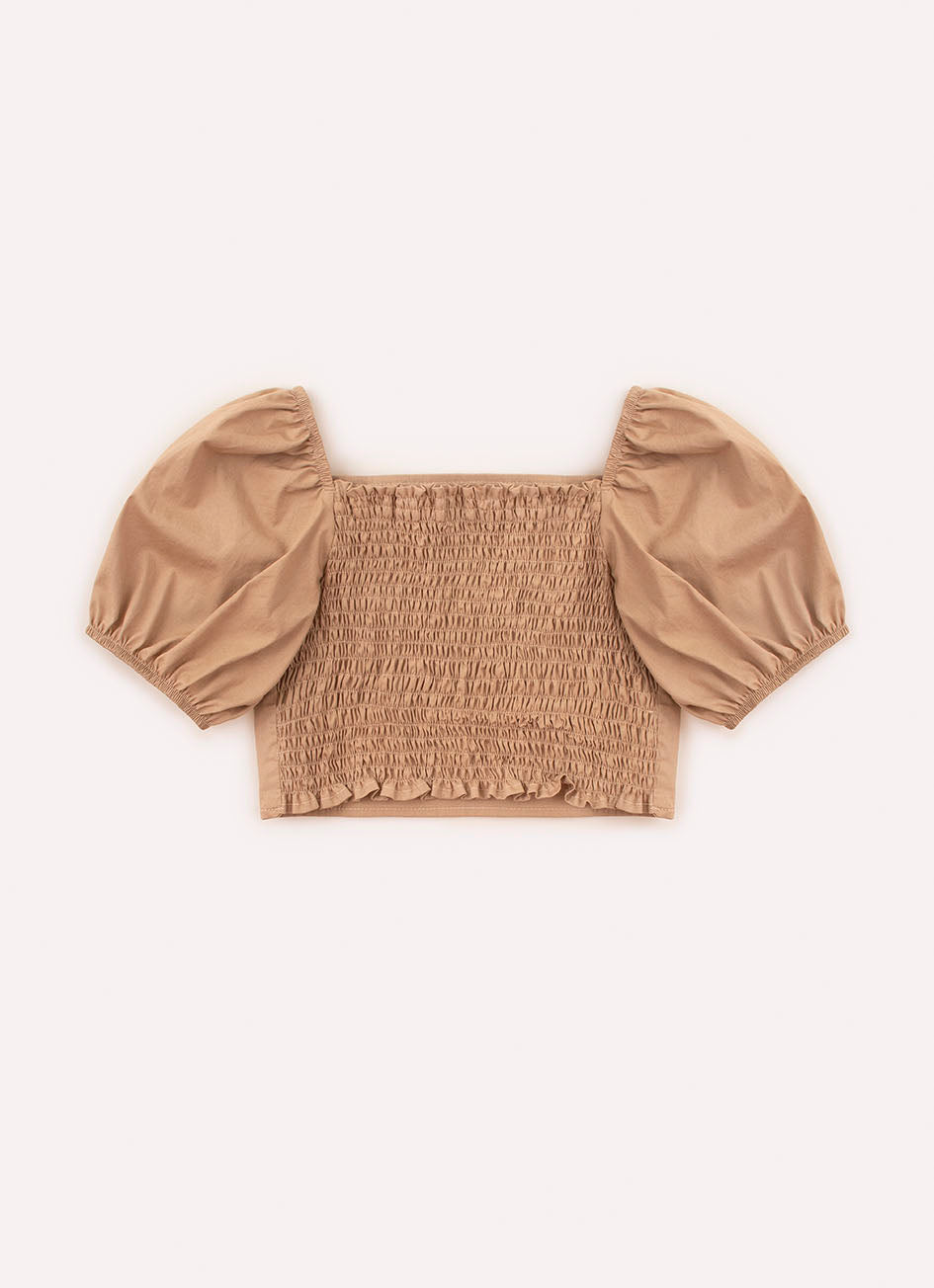 Blusa Cropped Tricoline