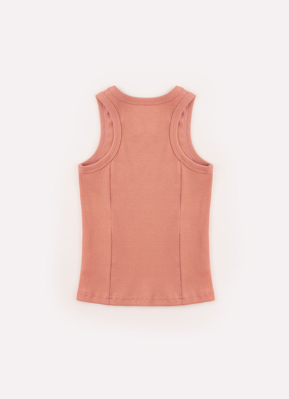 Blusa Regata Ribana Bordados