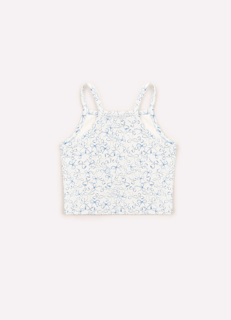Blusa Alça Cropped Malha Light