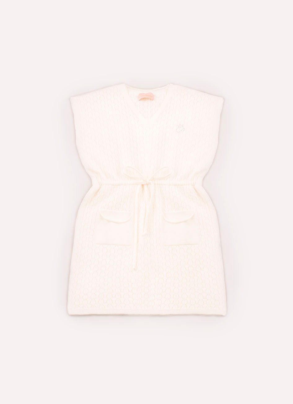 Vestido Tricot Ponto Renda