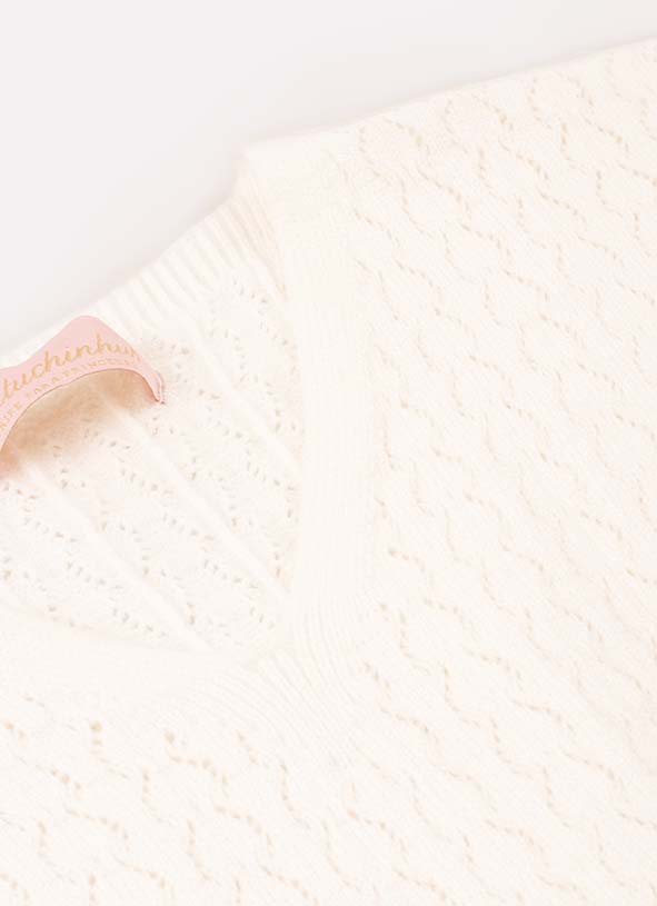 Vestido Tricot Ponto Renda