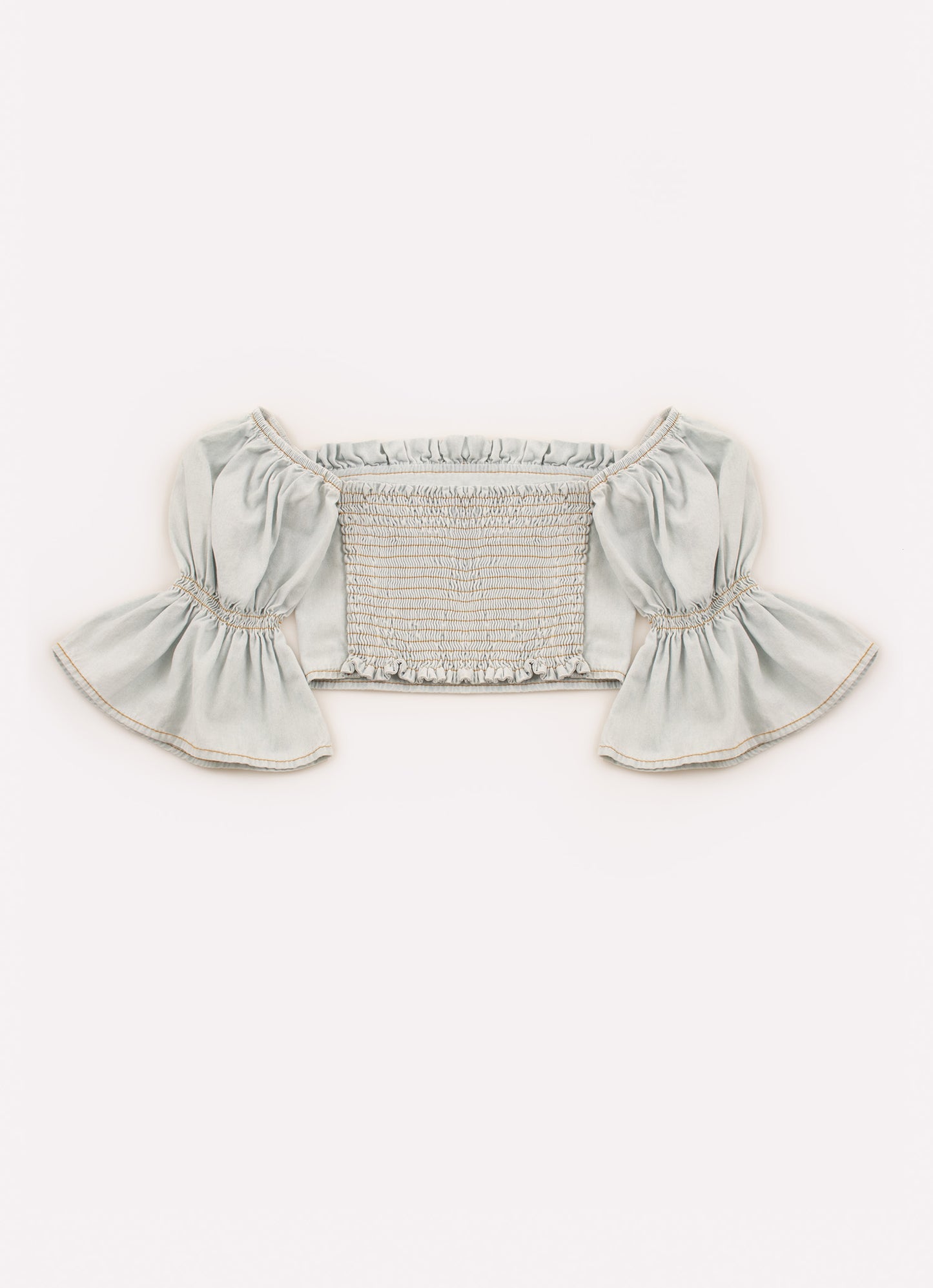 Blusa Cropped de Jeans