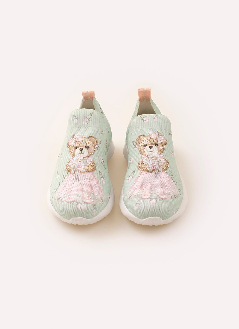 Tenis Knit Ursinha Cristal
