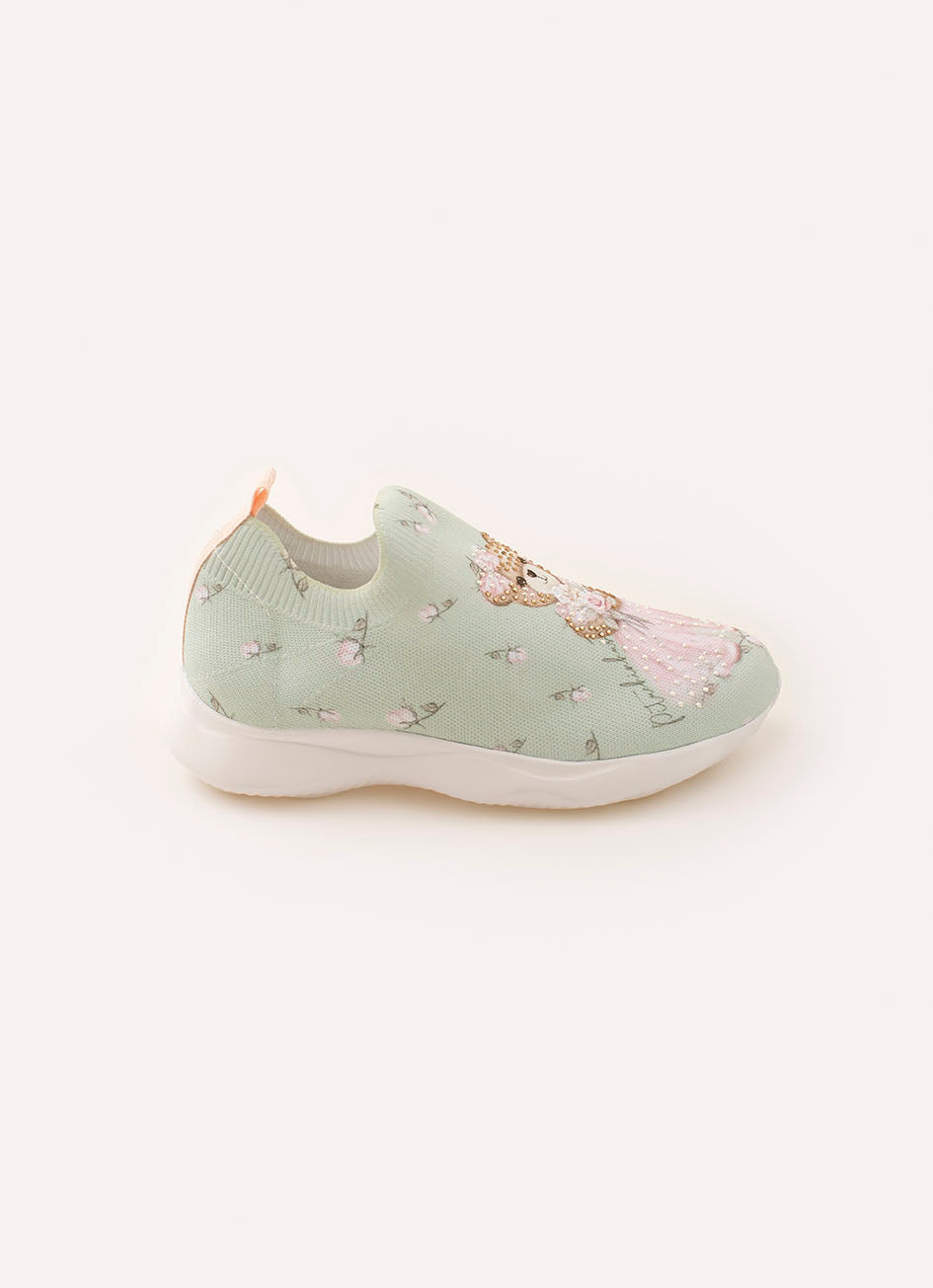 Tenis Knit Ursinha Cristal