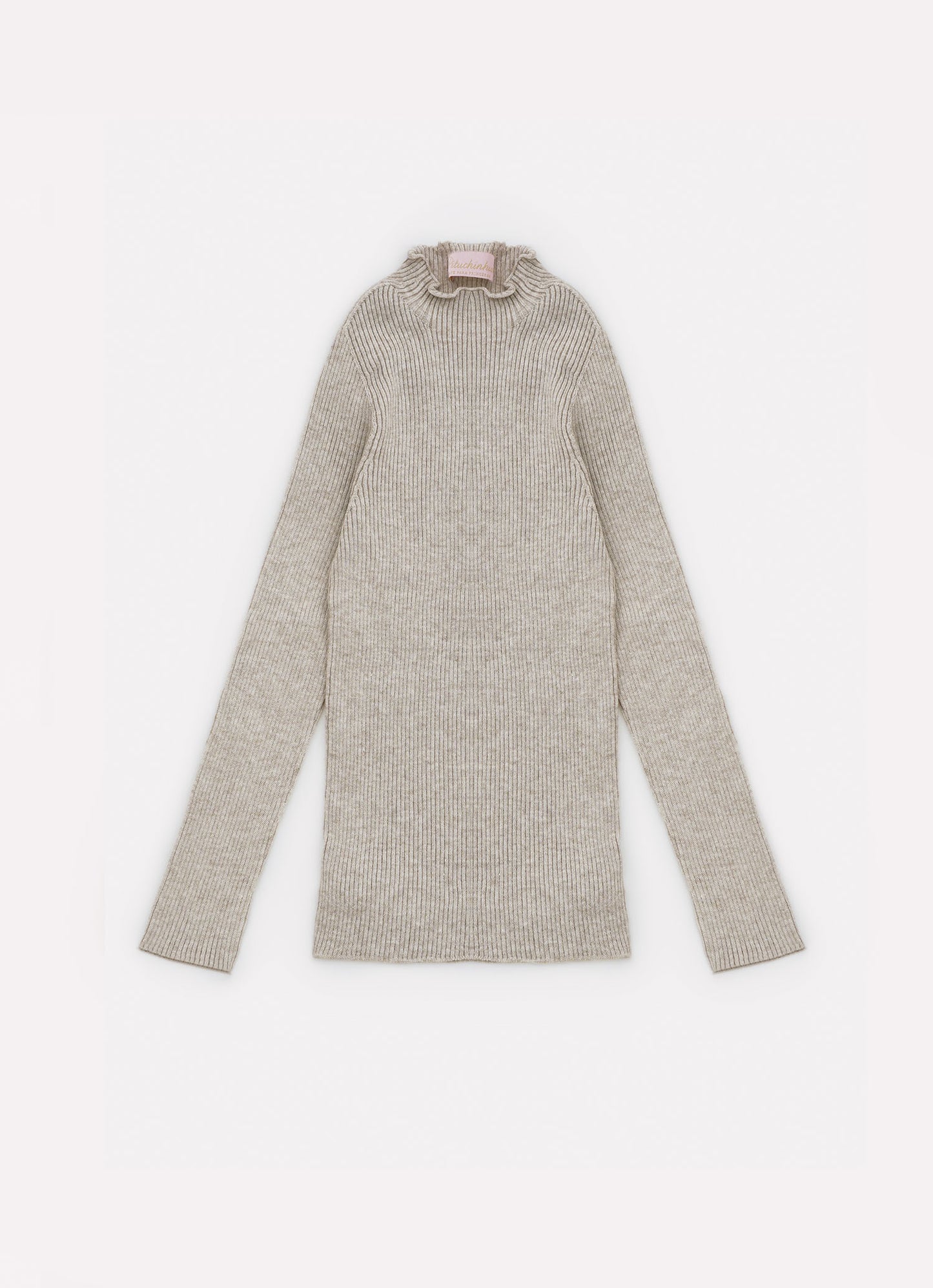 Básica Tricot Sem Costura Canelada