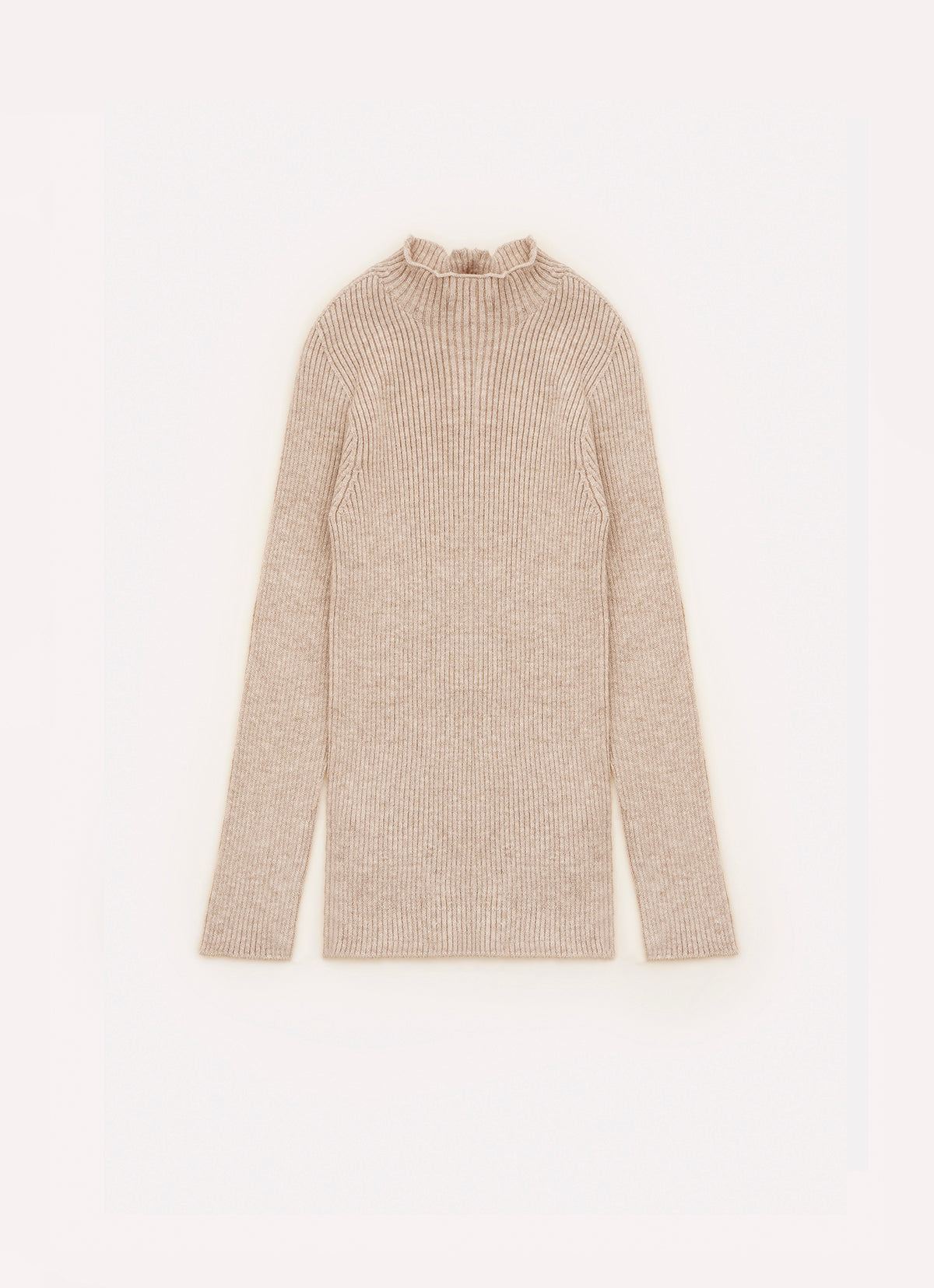 Básica Tricot Sem Costura Canelada