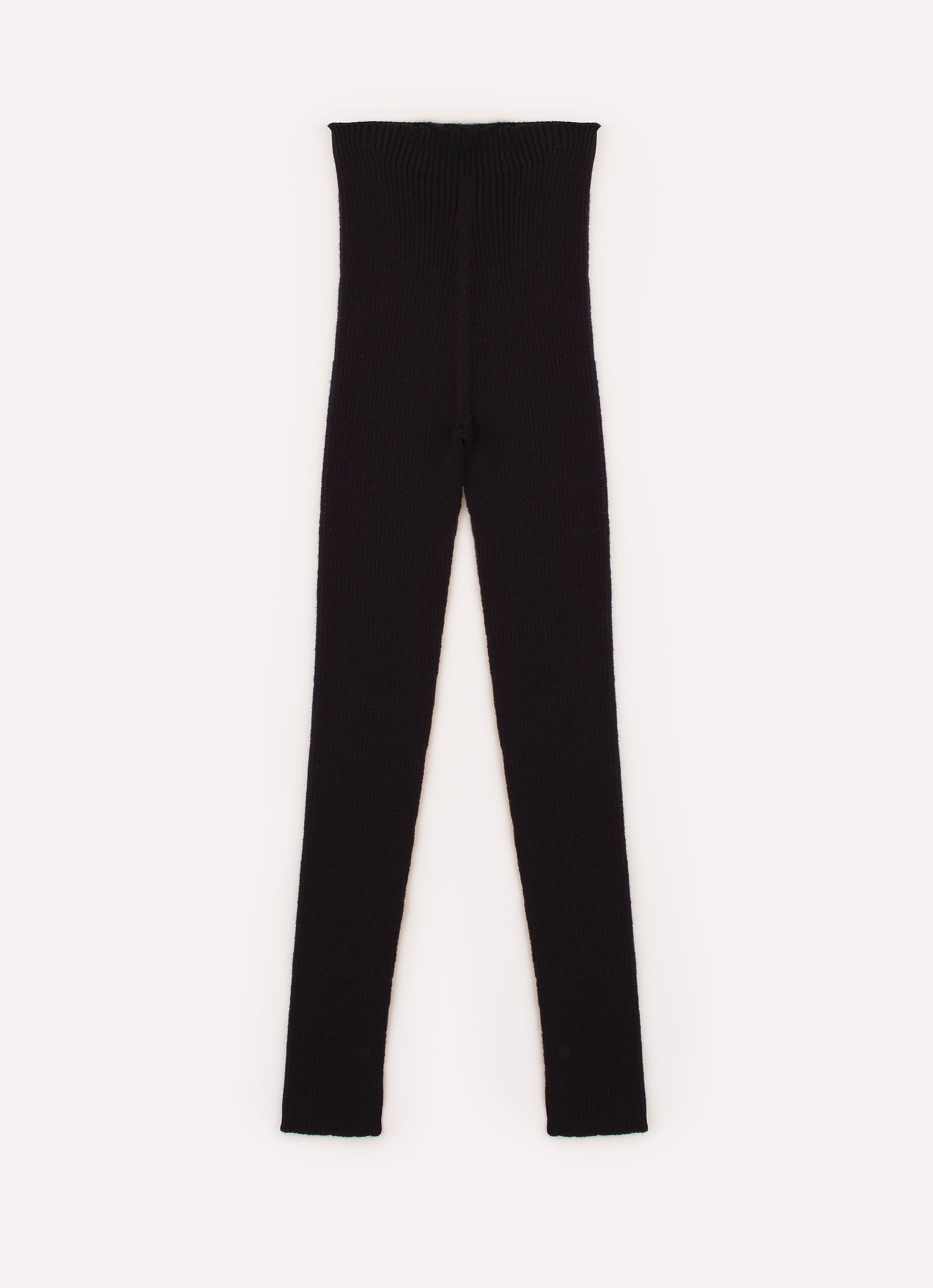 Calça Legging Tricot Canelado Sem Costura