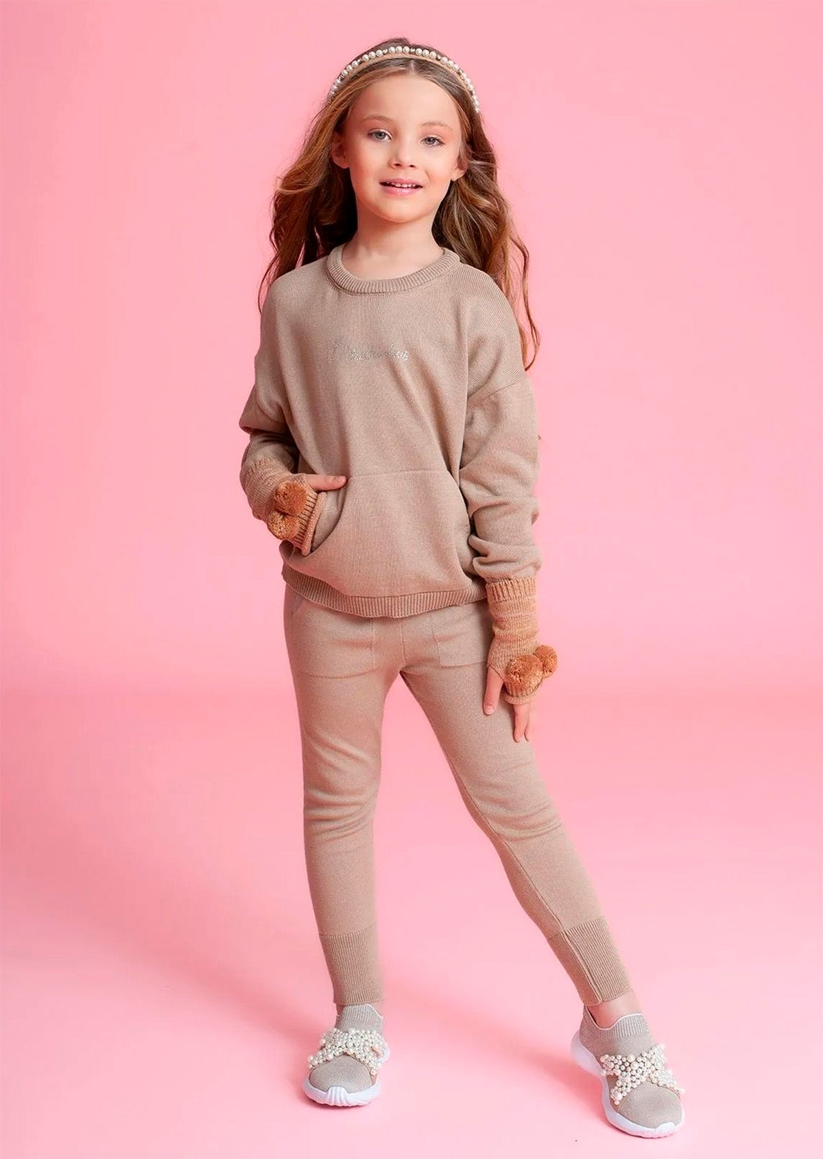 Blusa Tricot Bolsos Canguru