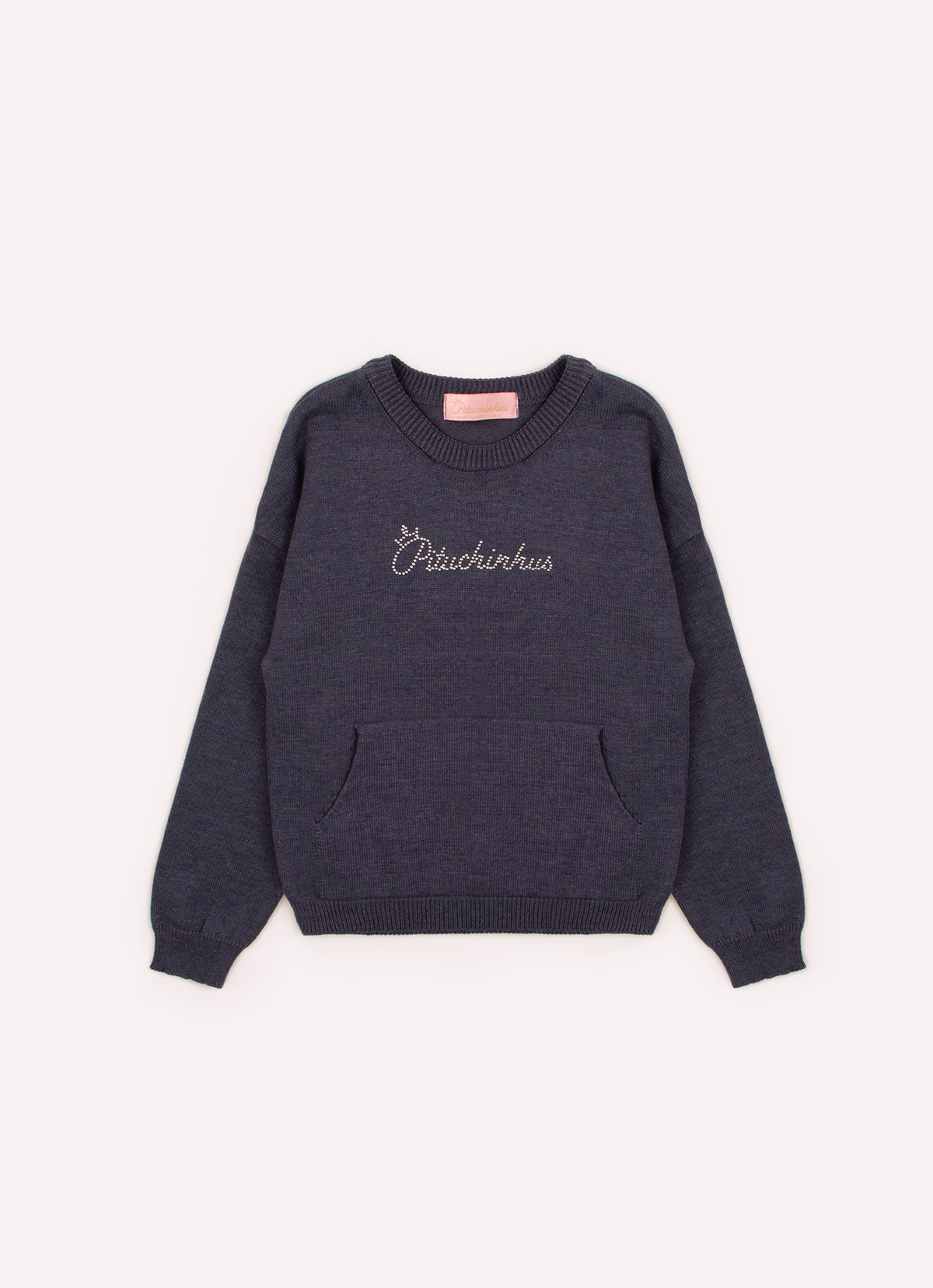 Blusa Tricot Bolsos Canguru