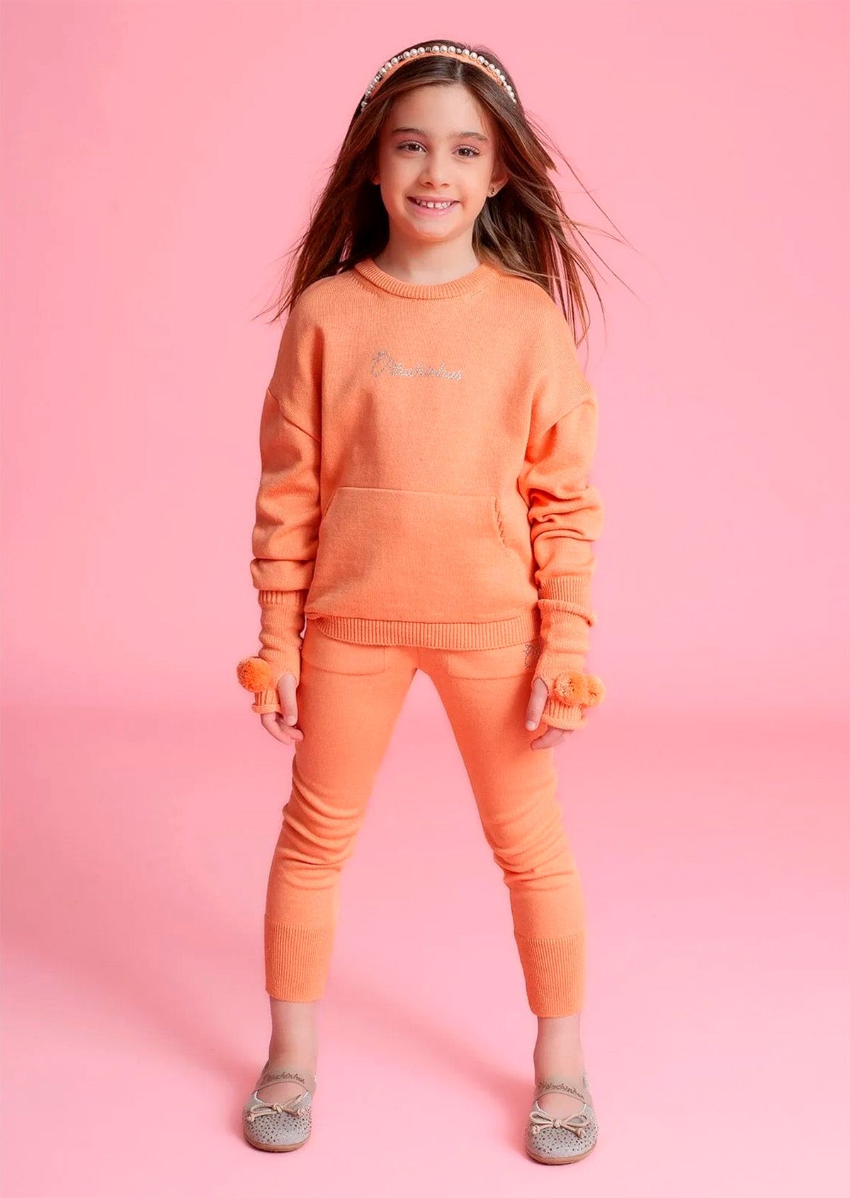 Blusa Tricot Bolsos Canguru