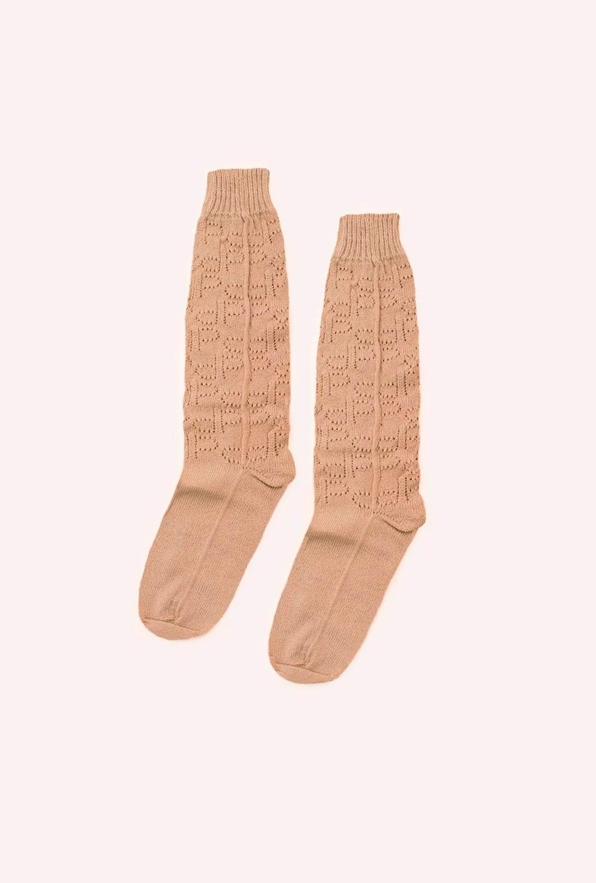 Meia Tricot Monogramas