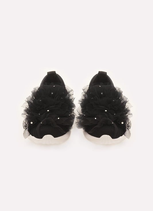 Tênis Knit Frufru Tule Tênis Knit Frufru Tule