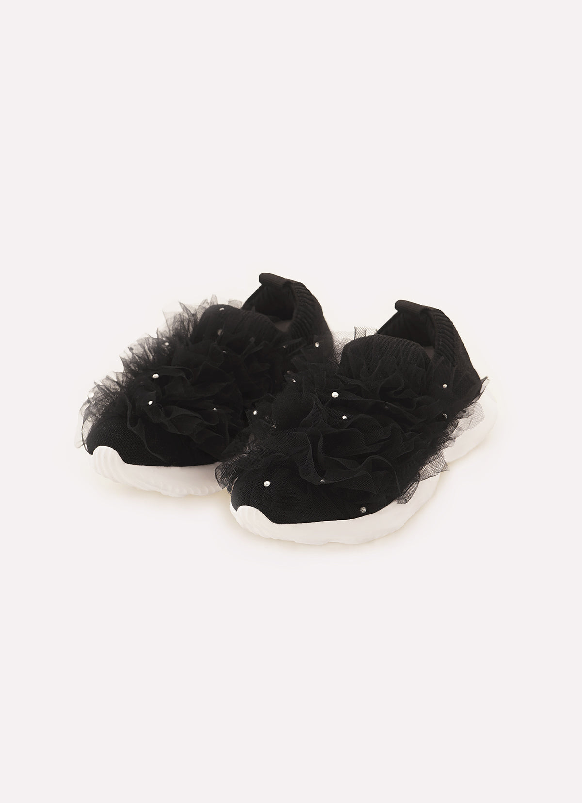Tênis Knit Frufru Tule
