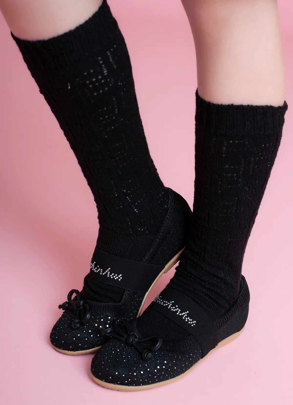 Sapatilha Knit Cristais