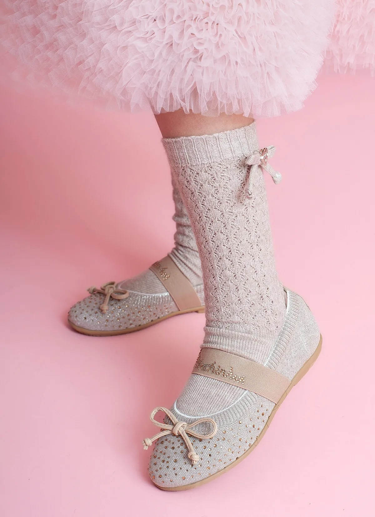 Sapatilha Knit Cristais