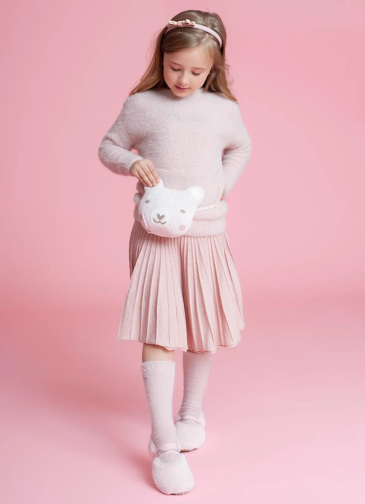 Pochete Tricot Ursinha