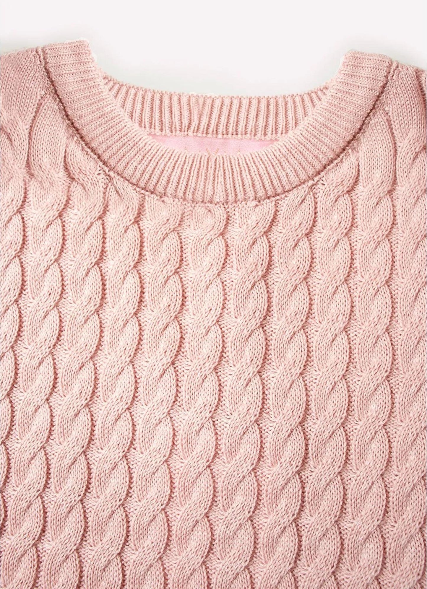 Blusa Tricot Tranças Canguru