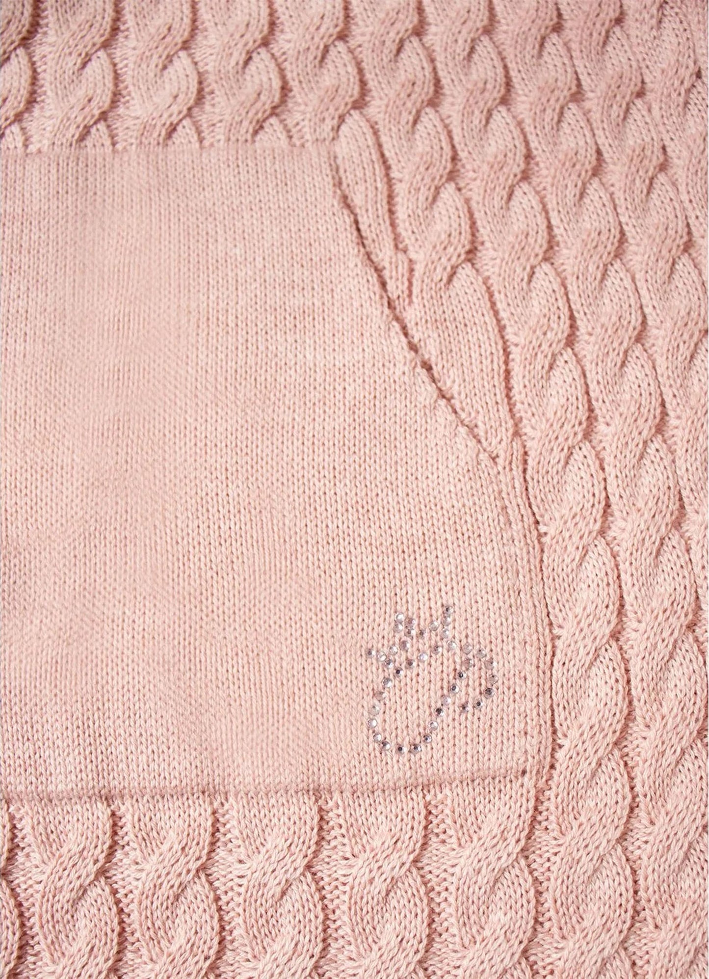 Blusa Tricot Tranças Canguru