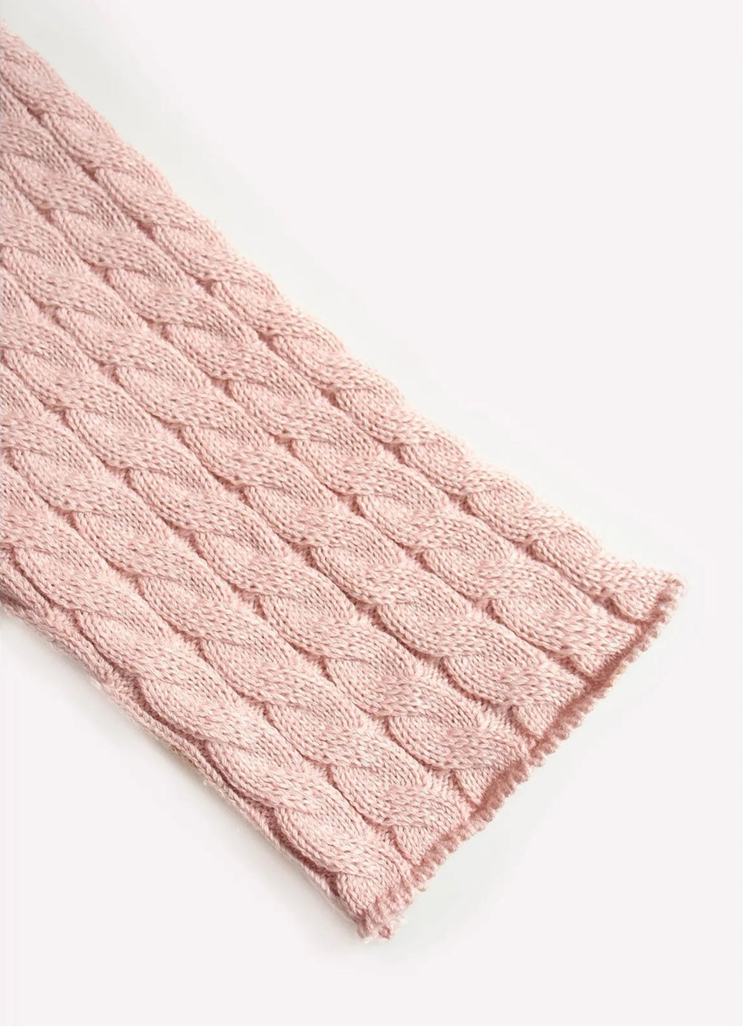 Blusa Tricot Tranças Canguru
