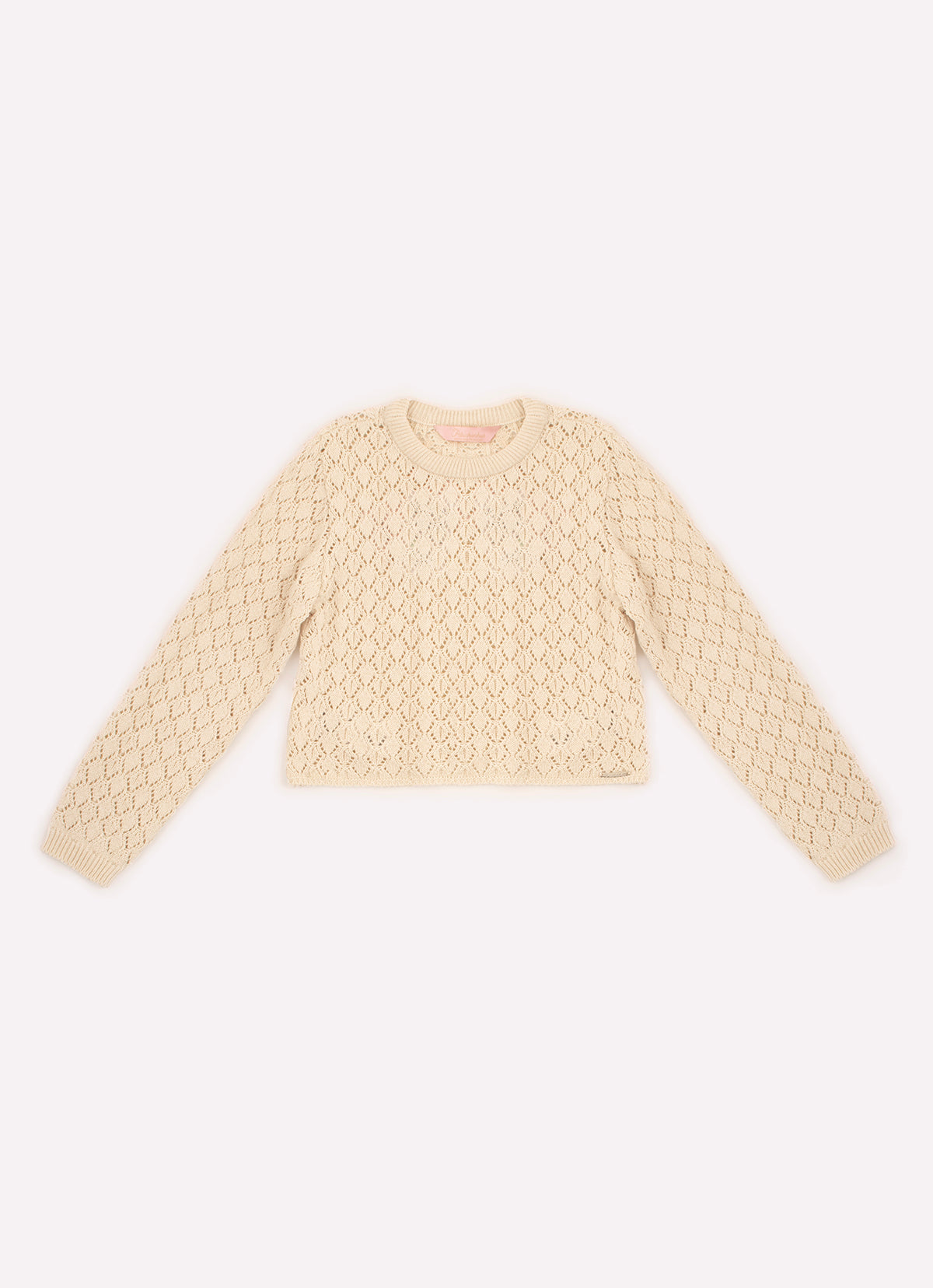 Blusa Tricot Ponto Rendado