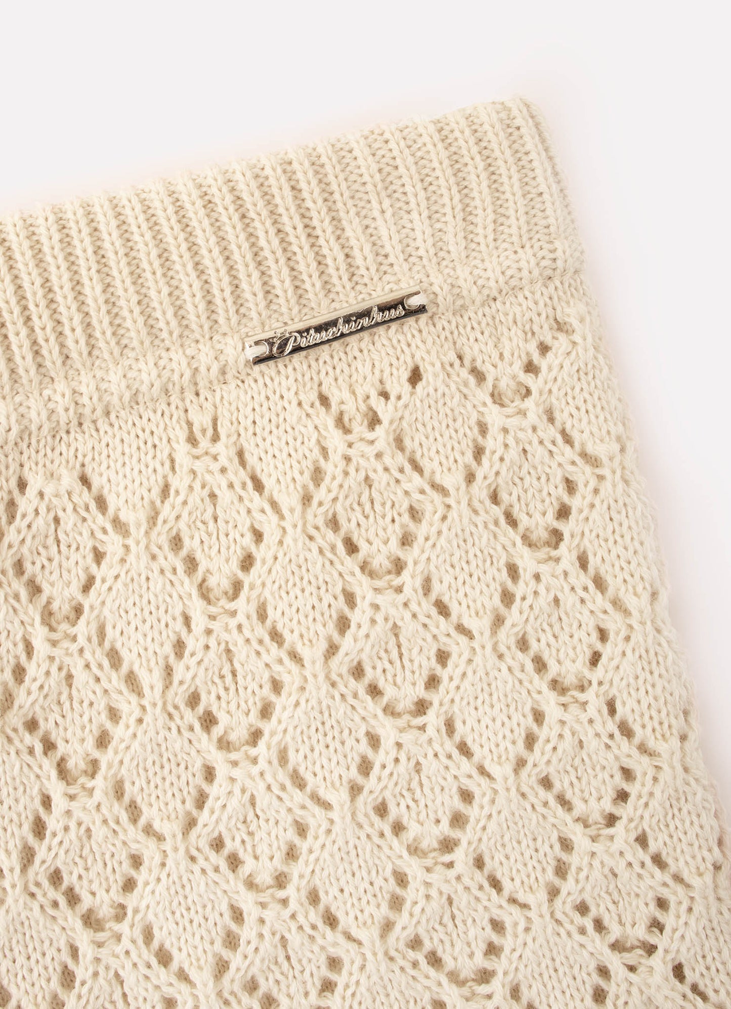 Short Tricot Ponto Rendado