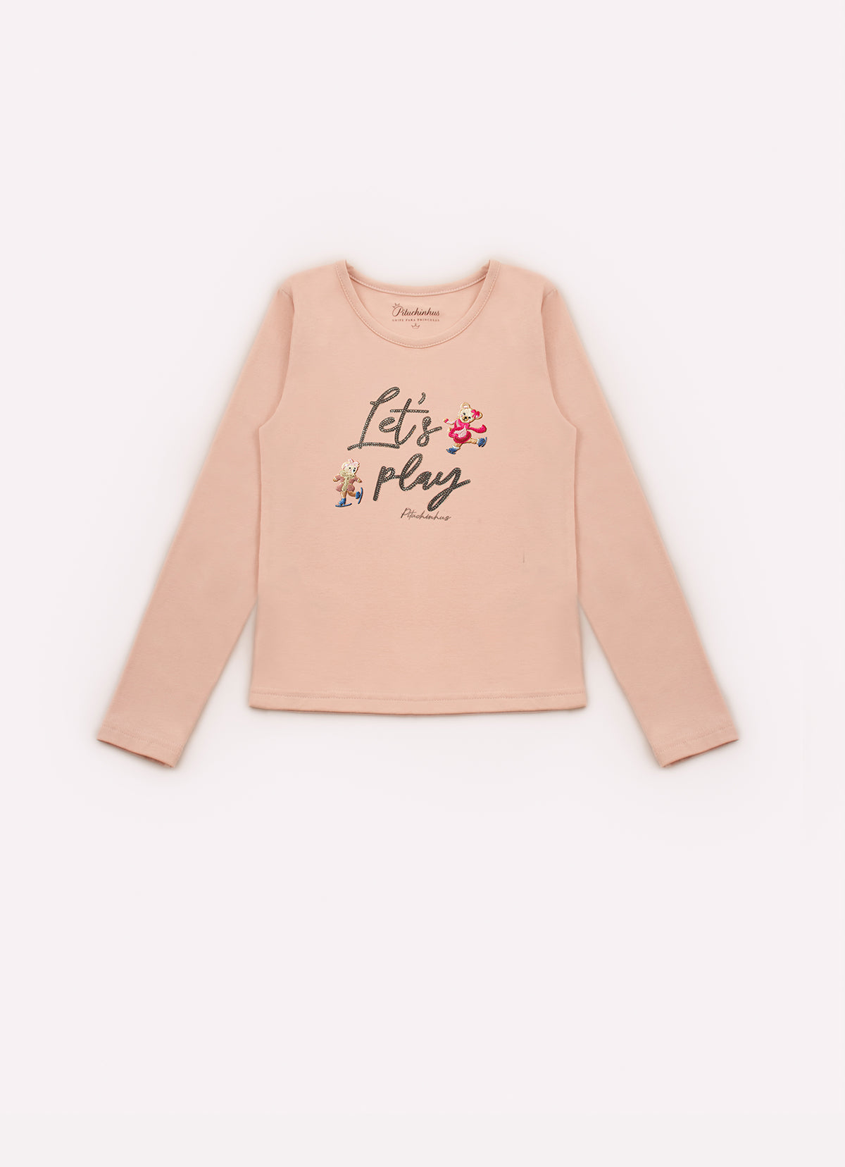Blusa Cotton Serigrafia Let´s Play