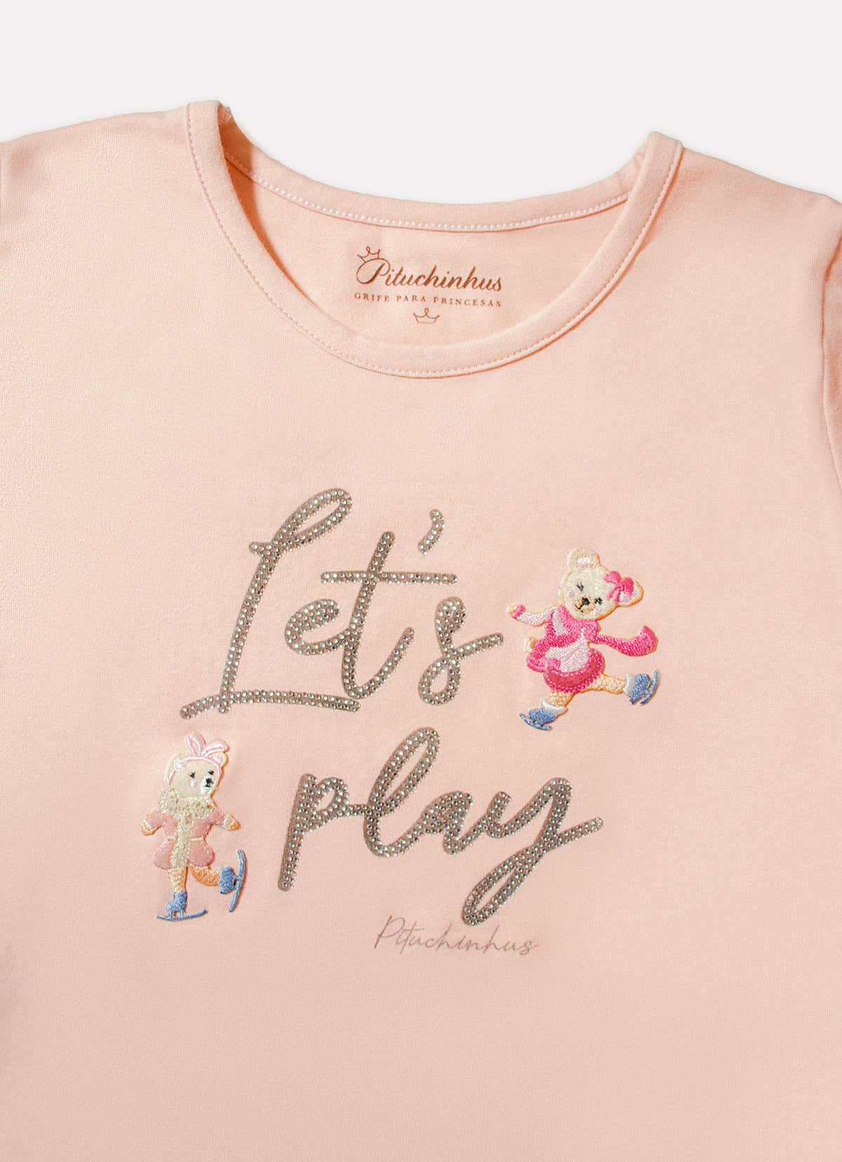 Blusa Cotton Serigrafia Let´s Play