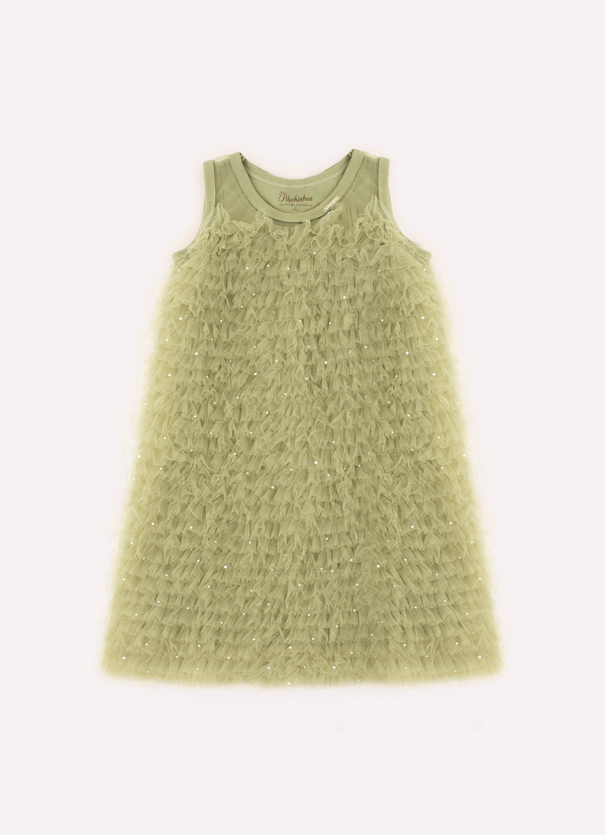 Vestido Babadinhos Tule Cristal