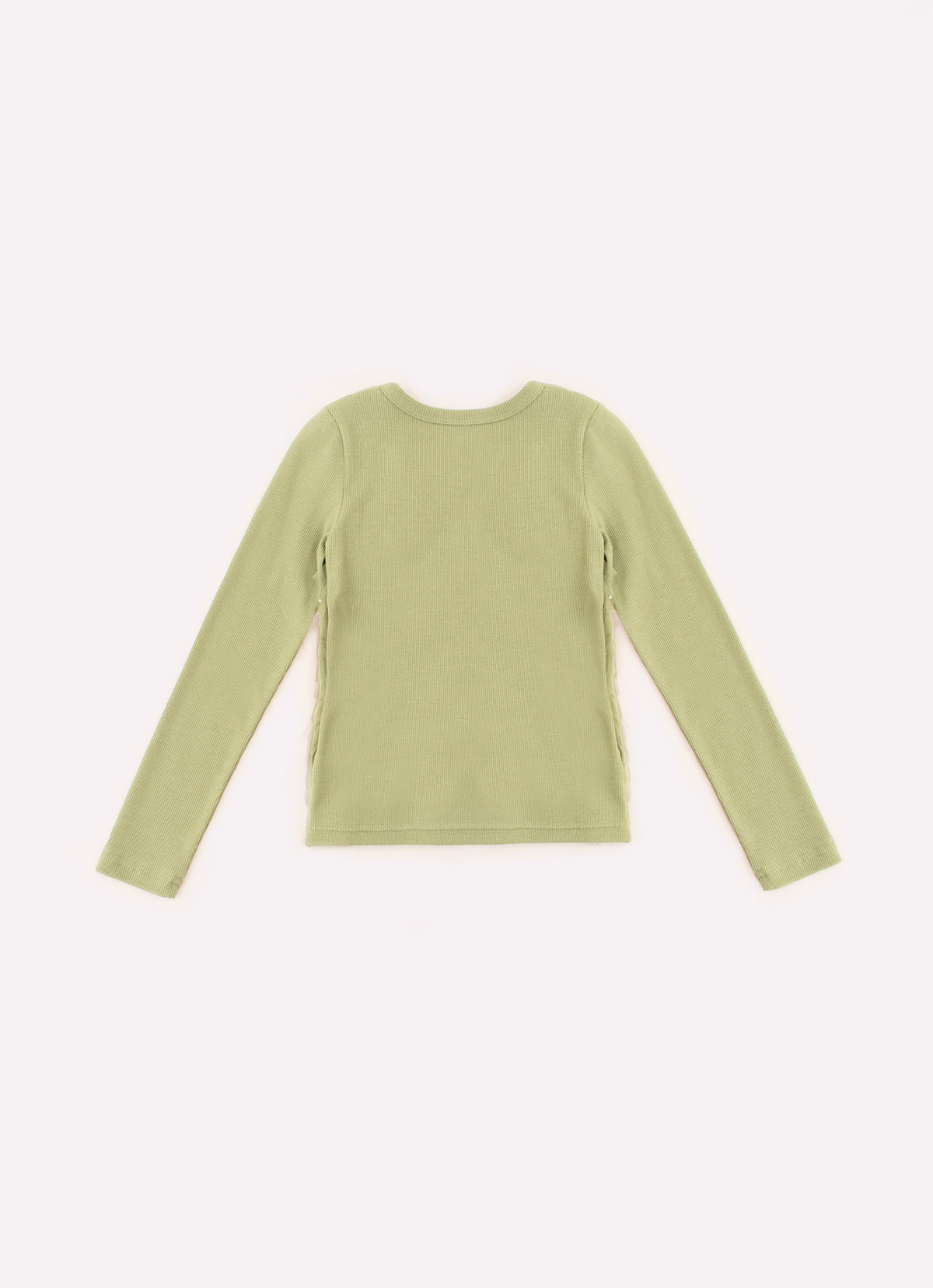 Blusa Ribana Babadinhos Tule Cristal
