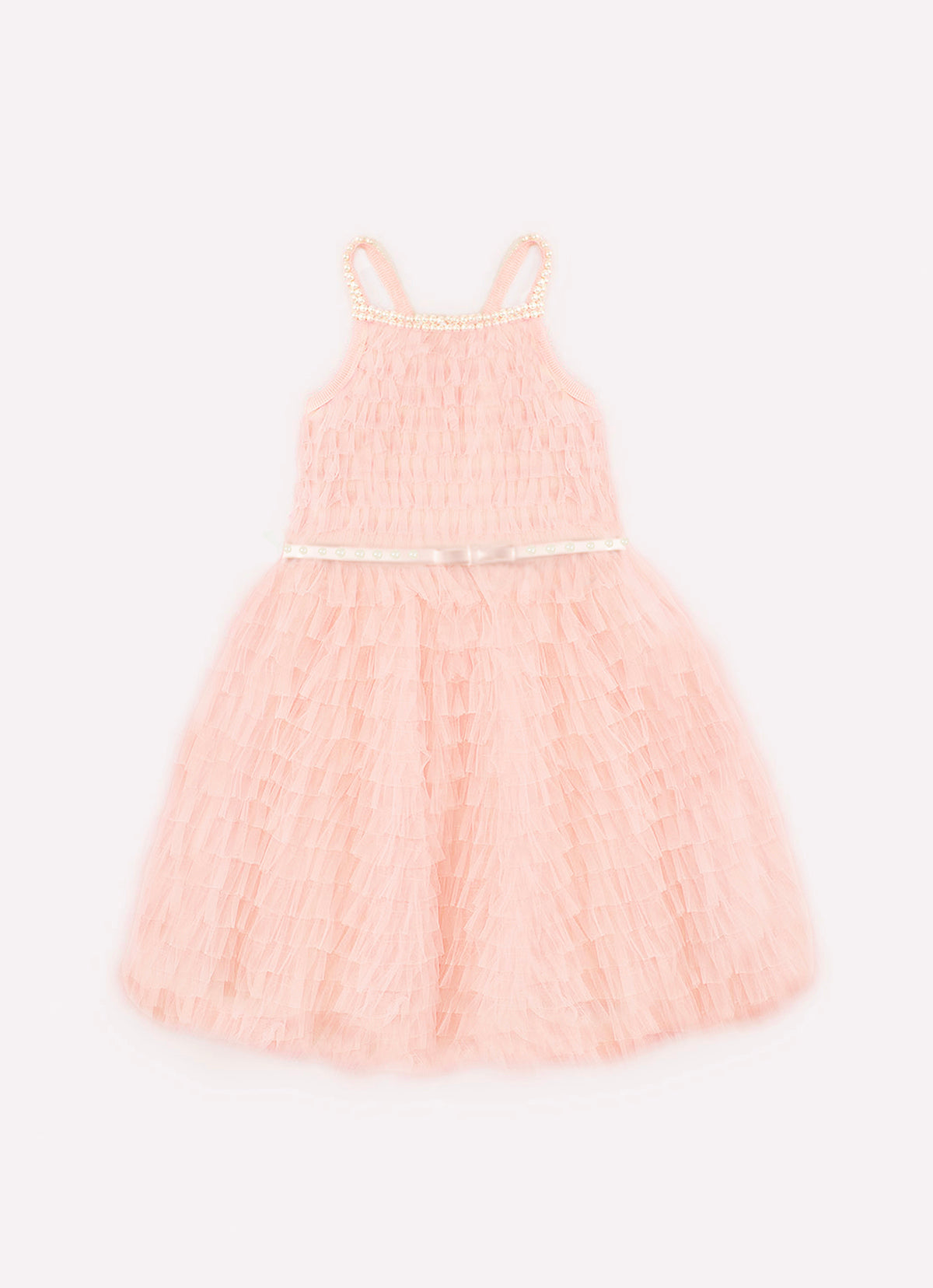 Vestido Conceito Babadinhos Tule Pérolas