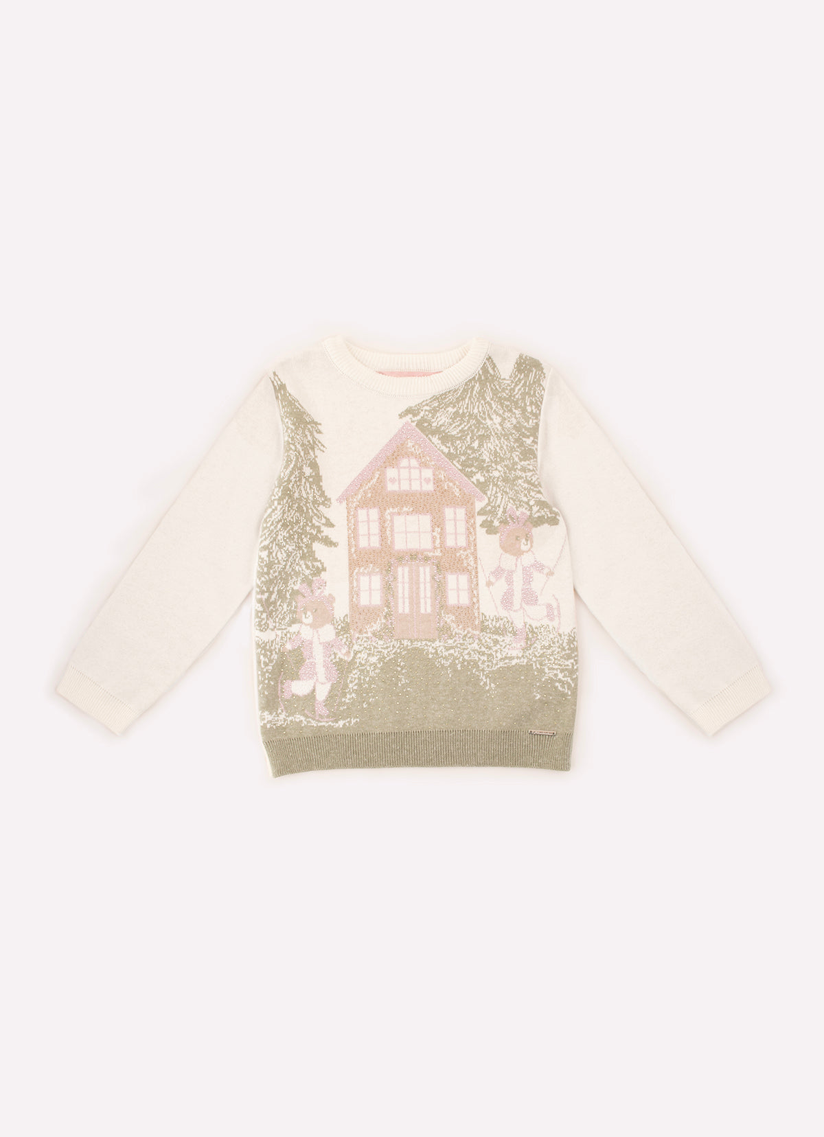 Blusa Tricot Cenário Neve Cristal