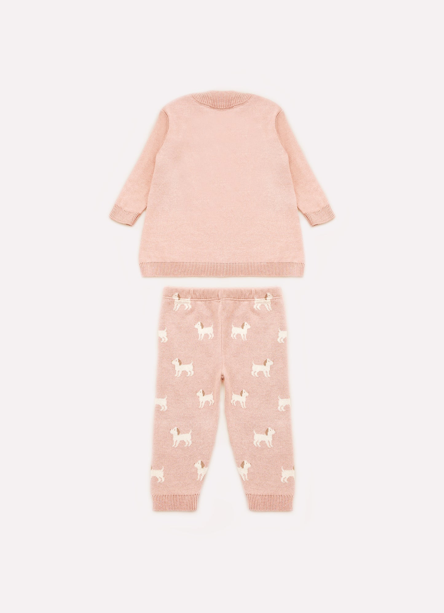 Conjunto Tricot Blusa Cachorinho e Legging