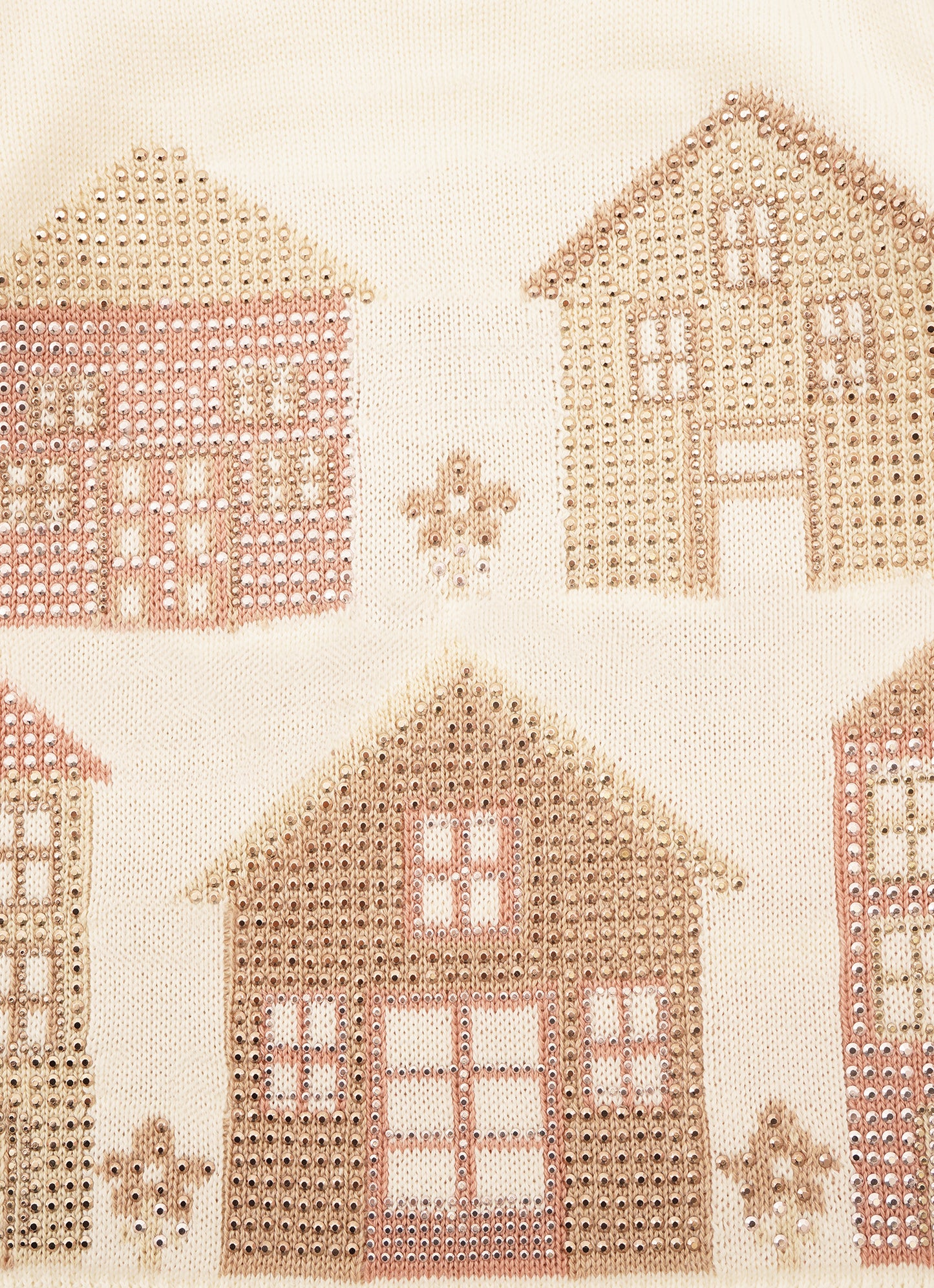 Conjunto Tricot Casinhas Cristais