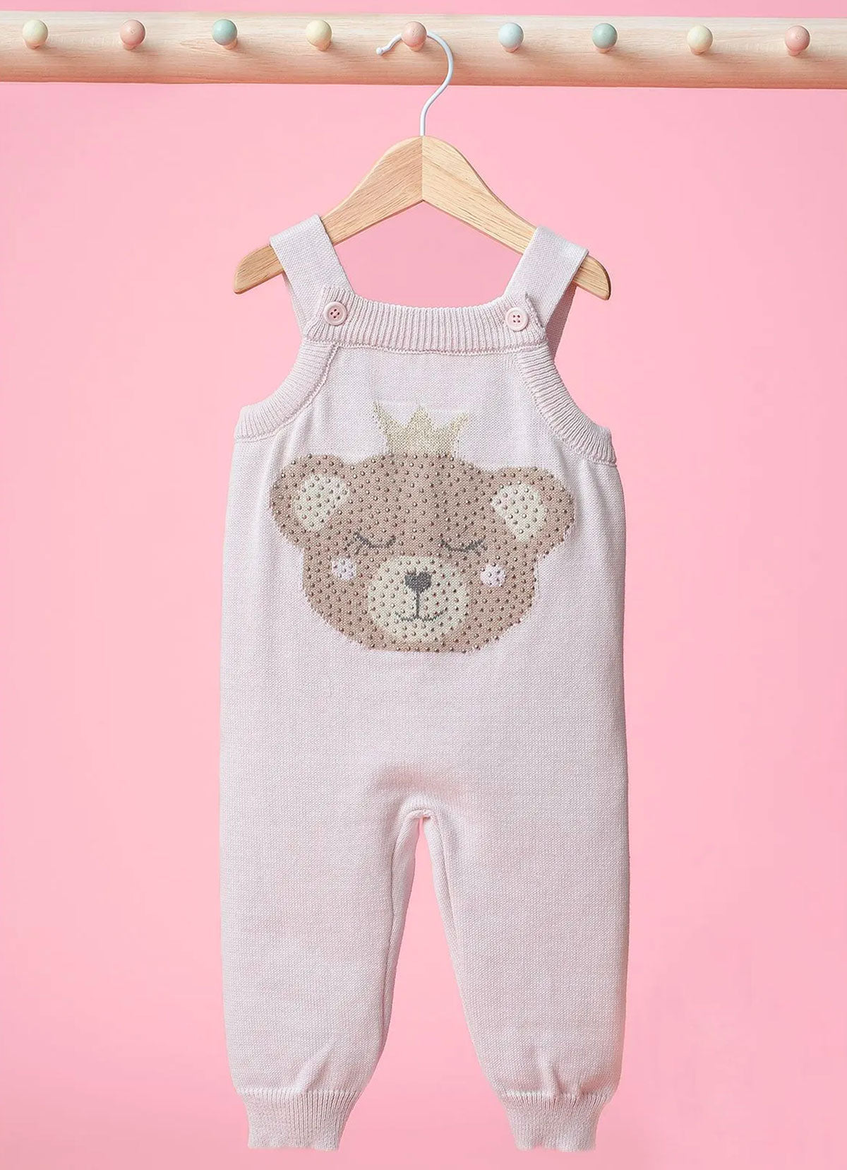 Macacão Tricot Ursa Cristais