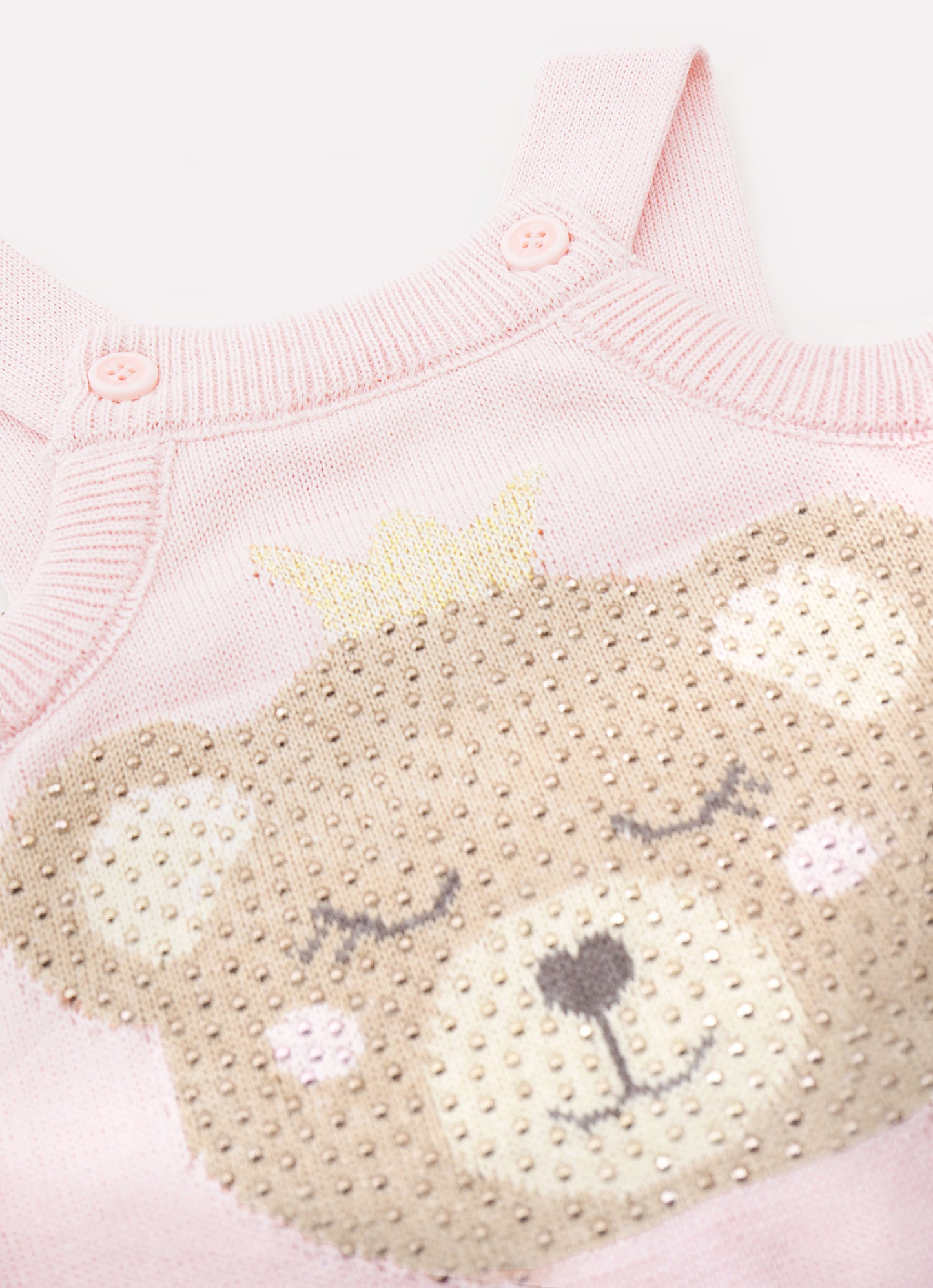Macacão Tricot Ursa Cristais