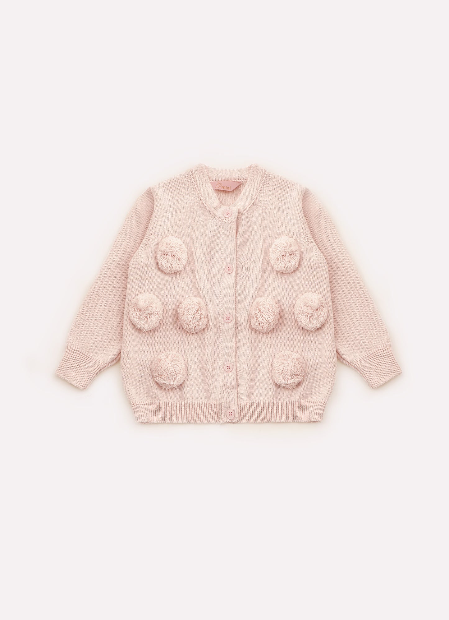 Casaco Tricot Pompons