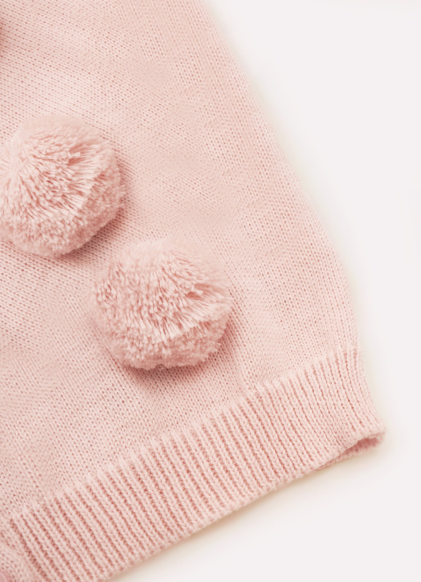 Casaco Tricot Pompons