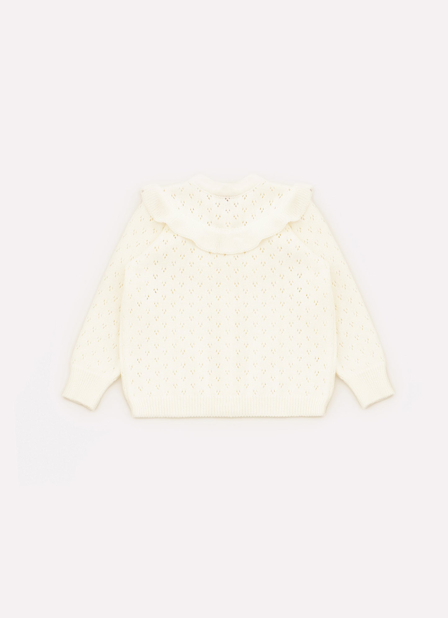 Casaco Tricot Ponto Renda