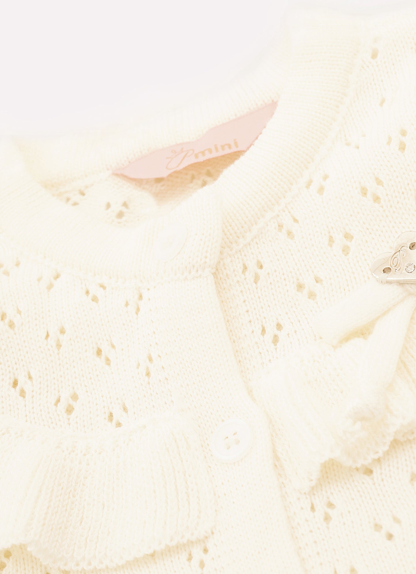 Casaco Tricot Ponto Renda