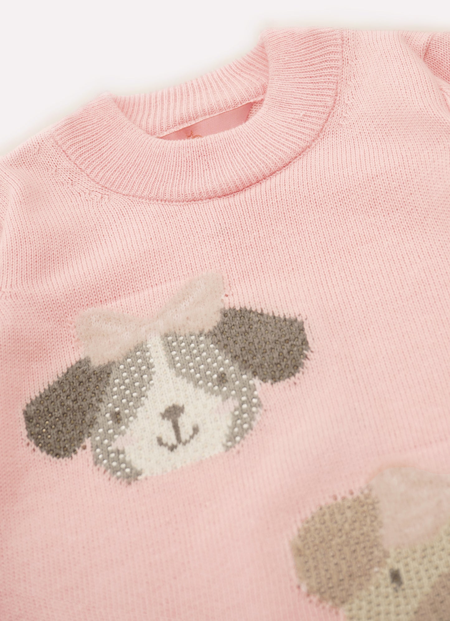 Conjunto Tricot Blusa Cachorrinho e Legging