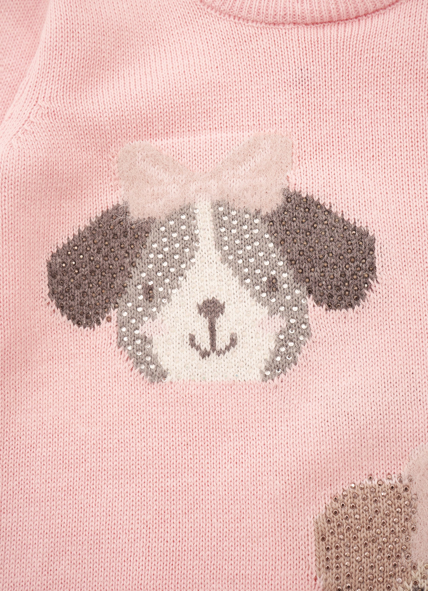 Conjunto Tricot Blusa Cachorrinho e Legging