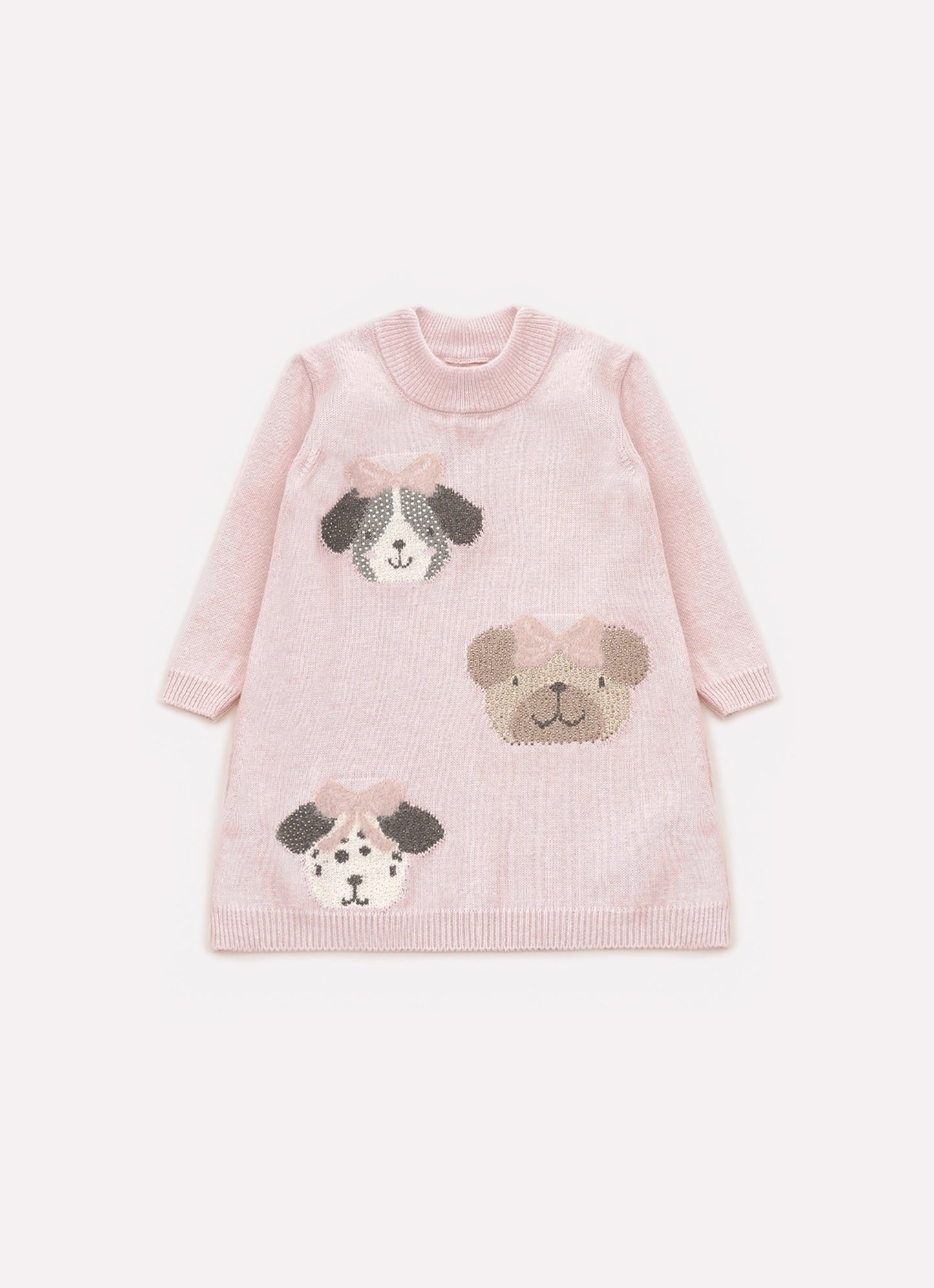 Vestido Tricot Rostinho Cachorros